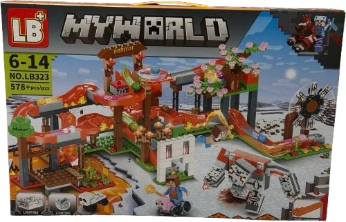 Konstruktorius LED My World Minecraft