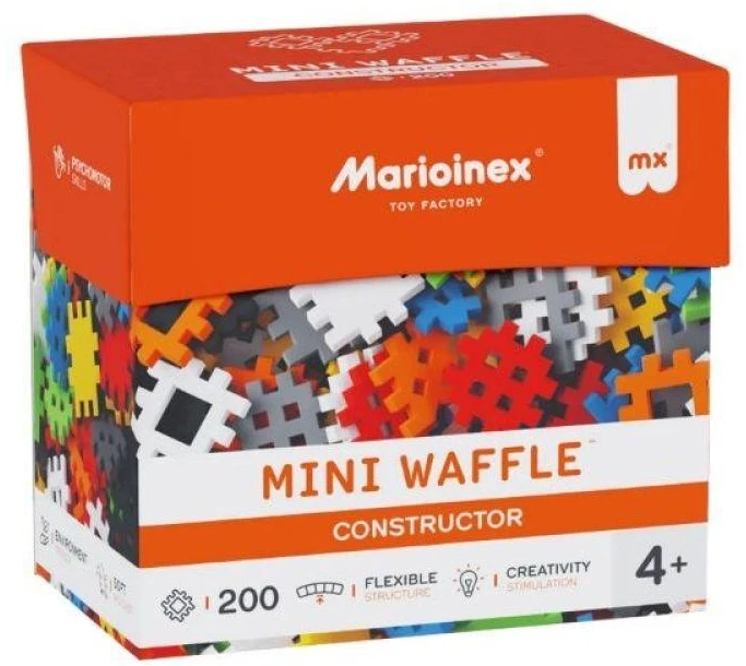 Marioinex mini vaflių konstravimo kaladėlės, 200 detalių