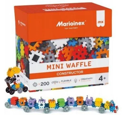 Marioinex mini vaflių konstravimo kaladėlės, 200 detalių