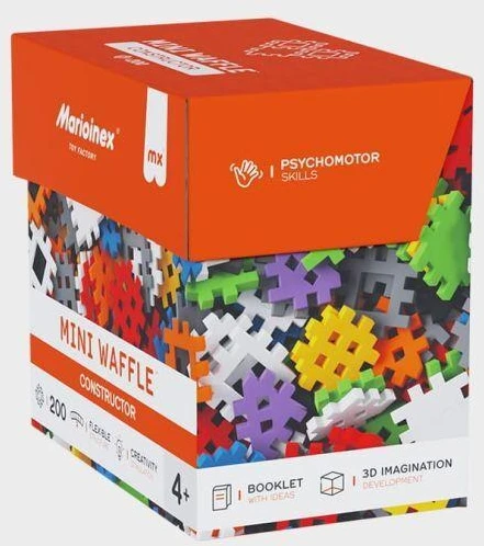 Marioinex mini vaflių konstravimo kaladėlės, 200 detalių