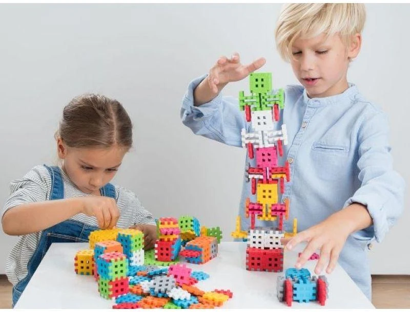 Marioinex mini vaflių konstravimo kaladėlės, 200 detalių
