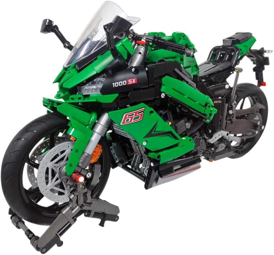 RAMIZ Konstruktorius Sportinis motociklas, 2304 el., Žalias