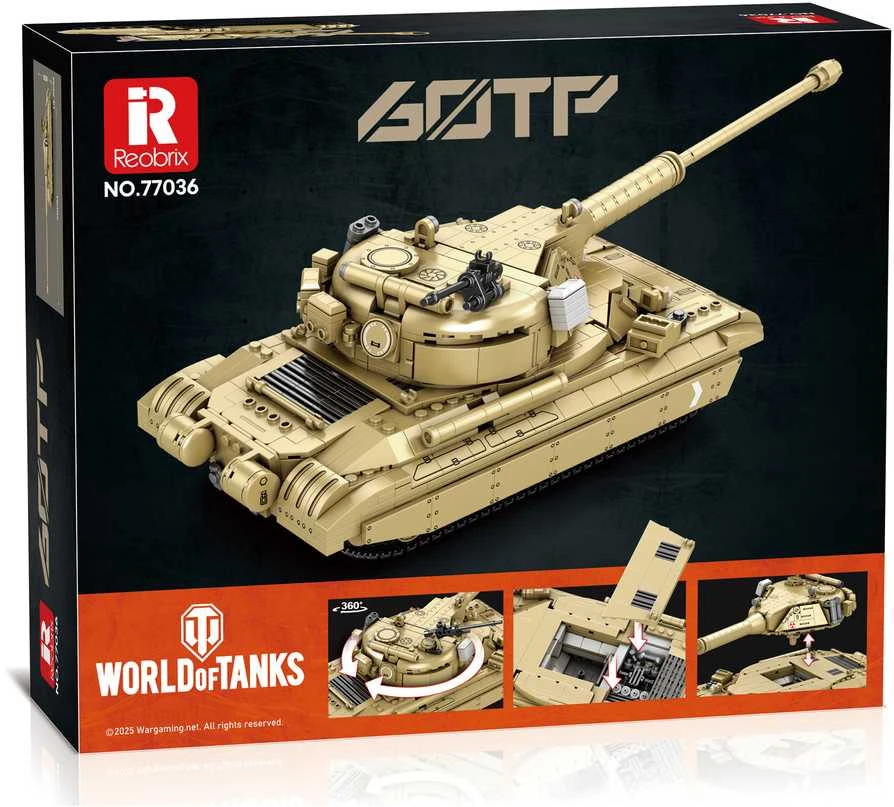 Konstruktorius tankas 60TP World of Tanks