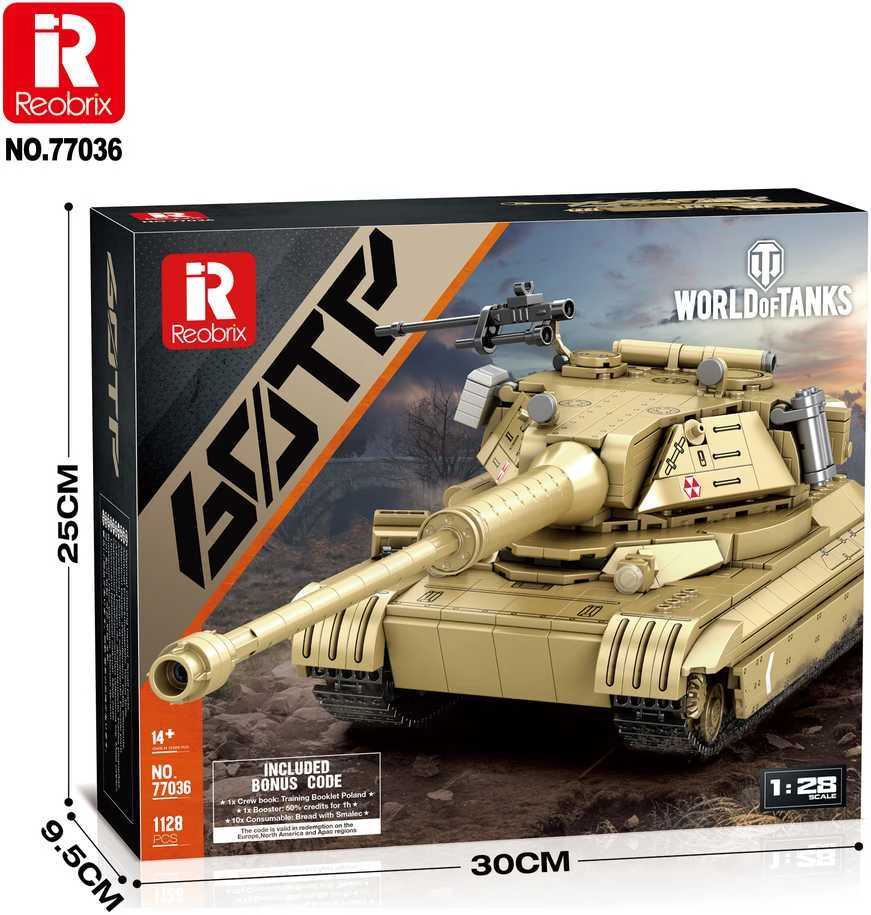 Konstruktorius tankas 60TP World of Tanks