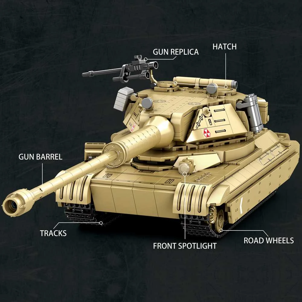Konstruktorius tankas 60TP World of Tanks