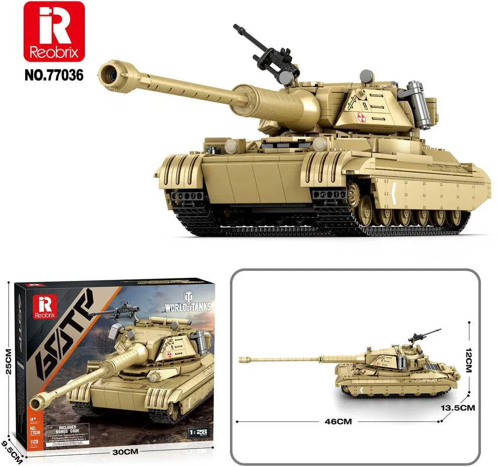 Konstruktorius tankas 60TP World of Tanks