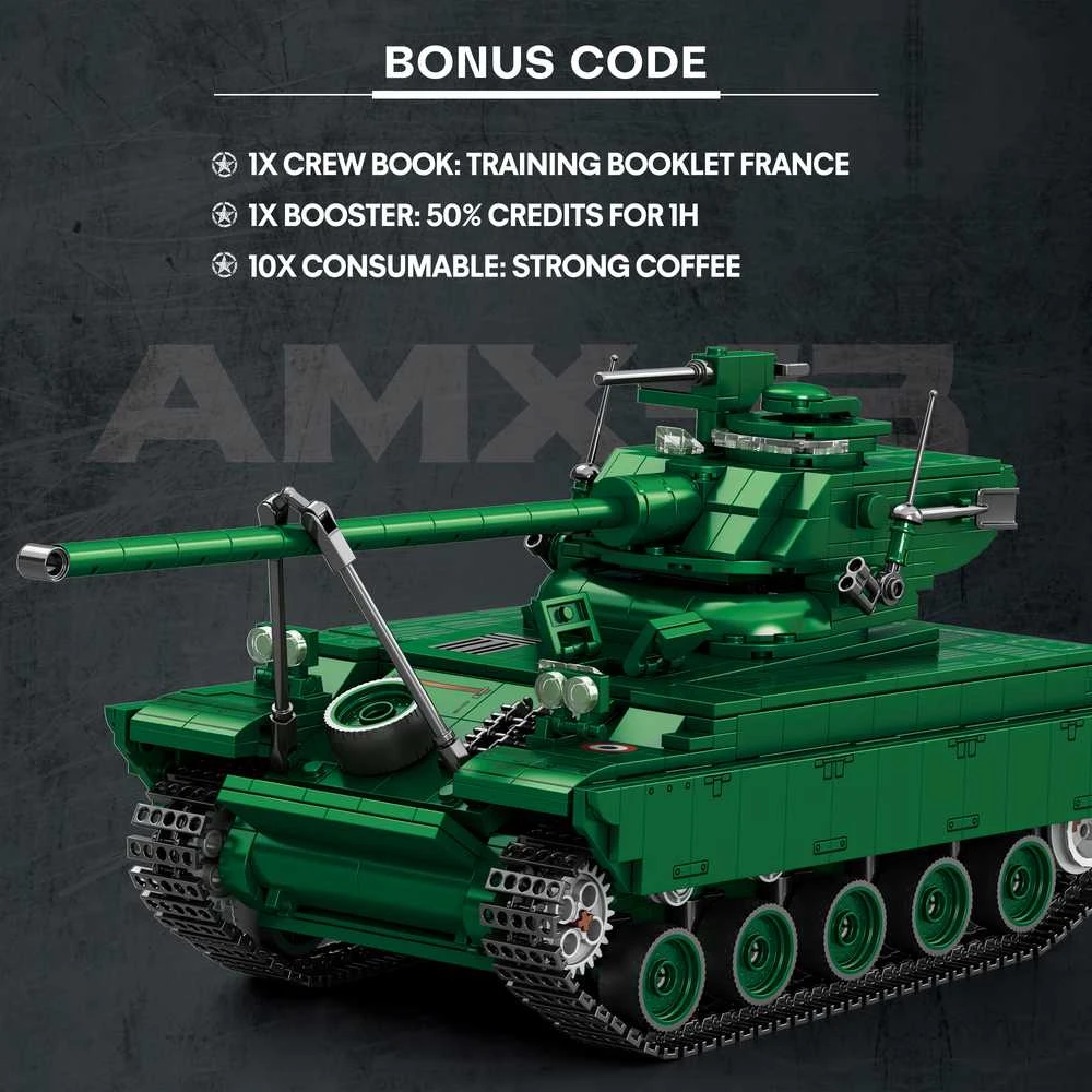 Konstruktorius tankas AMX-13 World of Tanks