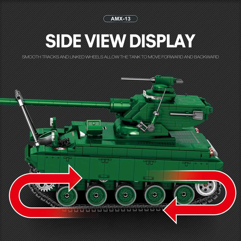 Konstruktorius tankas AMX-13 World of Tanks