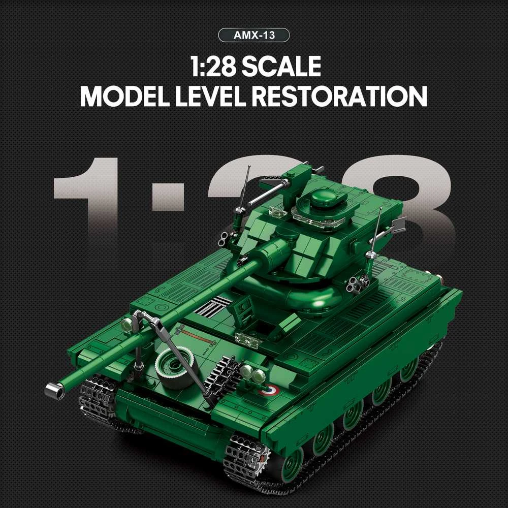 Konstruktorius tankas AMX-13 World of Tanks