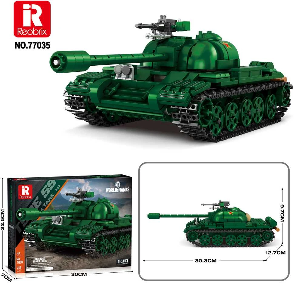 Konstruktorius tankas Type 59 World of Tanks