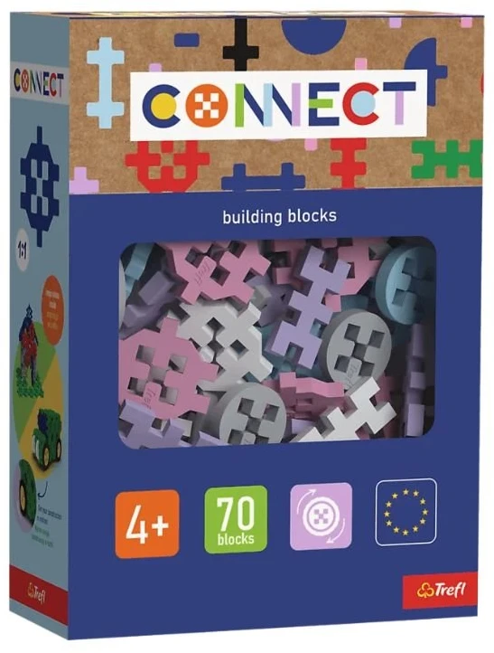 Konstruktorius Trefl Connect Basic Girl, 70 detalių