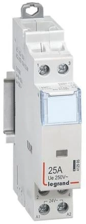 Kontaktorius Legrand 412505 (2N/O 250V, 24V, 2P, 25A)