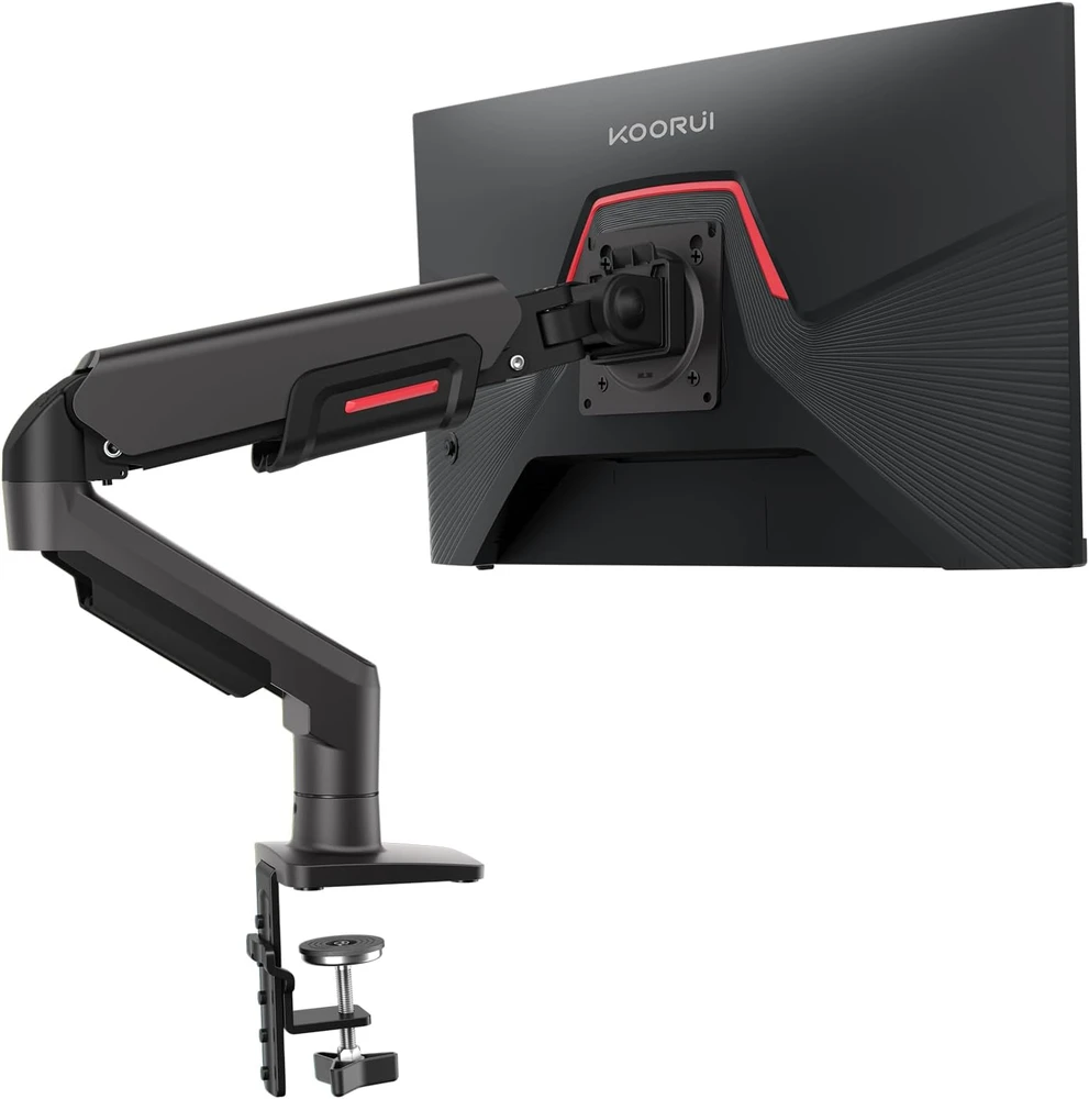 KOORUI monitoriaus stalo laikiklis 17–32 colių ekranams, VESA 75/100 mm, 2–9kg, KR20Y