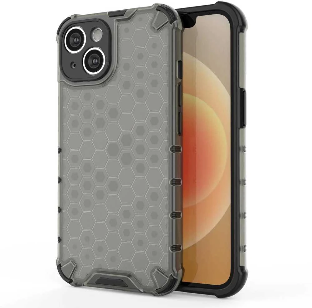 Hurtel Honeycomb dėklas skirtas iPhone 14 Plus, juodas
