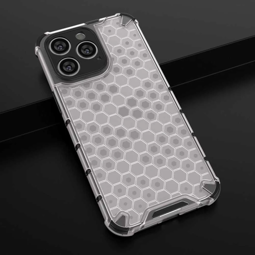 Hurtel Honeycomb dėklas skirtas iPhone 14 Pro, juodas