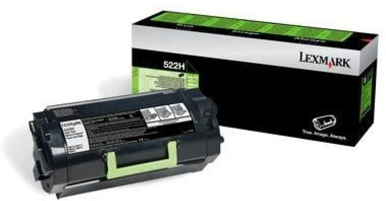 Lexmark 52D2H0E Cartridge, Juodas, 25000 pages