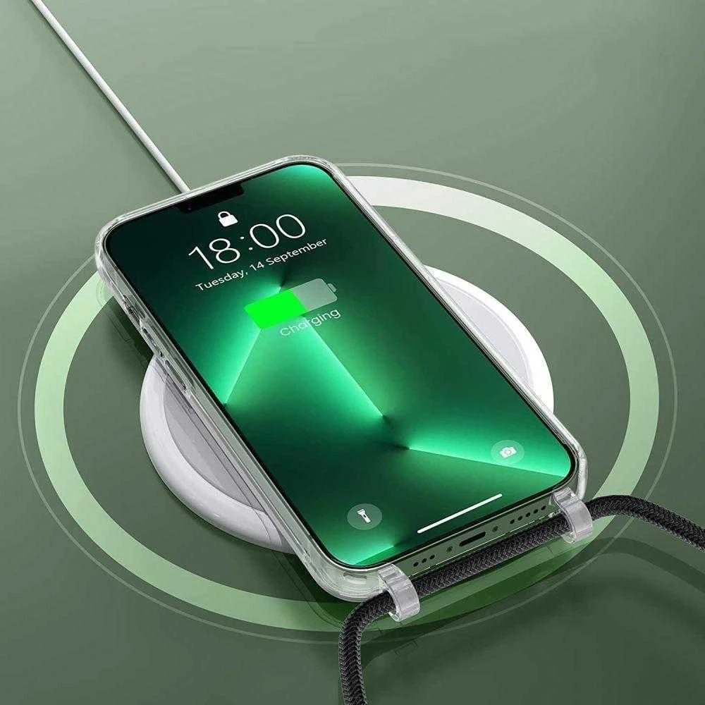 Tech-Protect FlexAir Chain MagSafe Apple iPhone 15 Pro – dėklas telefonui juodos spalvos and beige