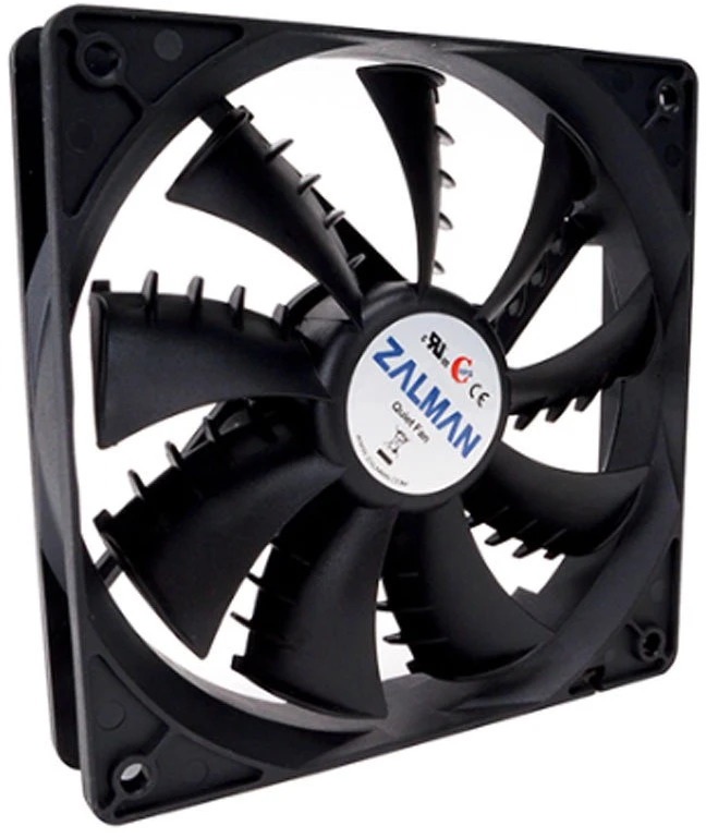 Korpuso ventiliatorius Zalman Plus(SF), 80 mm, juodas