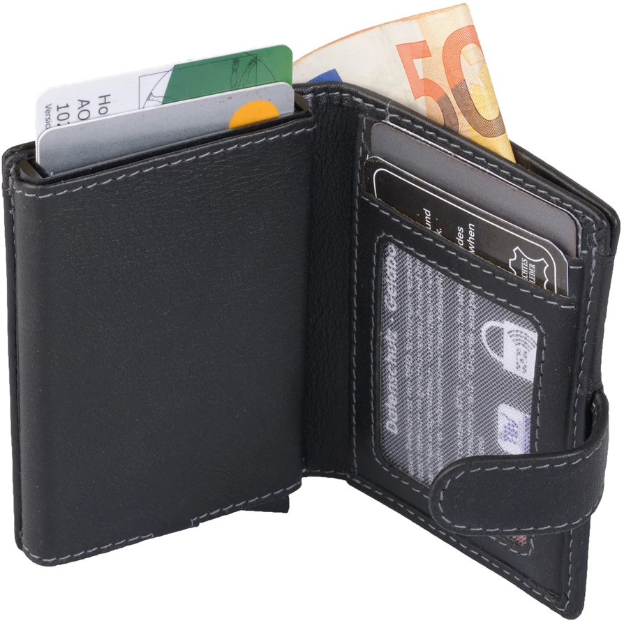 Kortelių dėklas AVANCO 485-70-01 RFID - Juodas