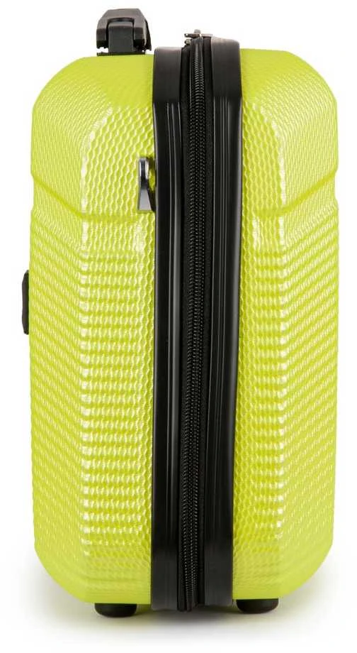 Kosmetikos kelioninis dėklas ABS STL945 geltonas