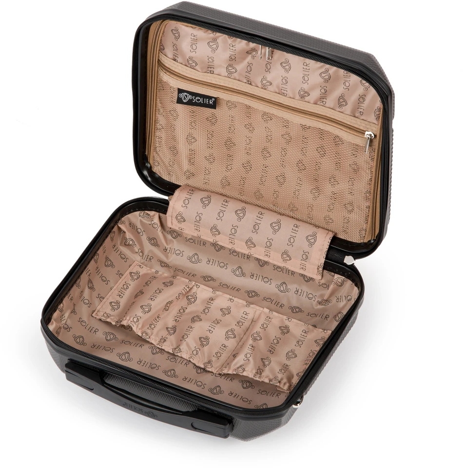 Solier Luggage Kosmetinis kelioninis dėklas Solier ABS STL945 14 XS