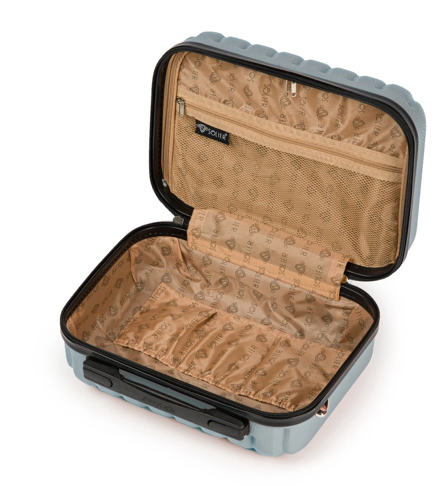 Solier Luggage Kosmetinis kelioninis dėklas Solier ABS STL902 XS