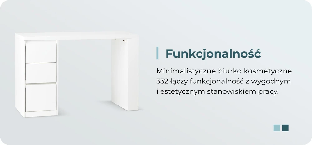 Activeshop Kosmetologinis stalas G031, baltas