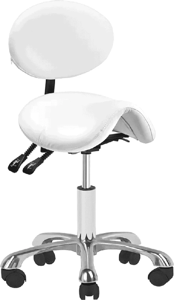 Activeshop Kosmetologinė meistro kėdutė COSMETIC STOOL GIOVANNI Baltas