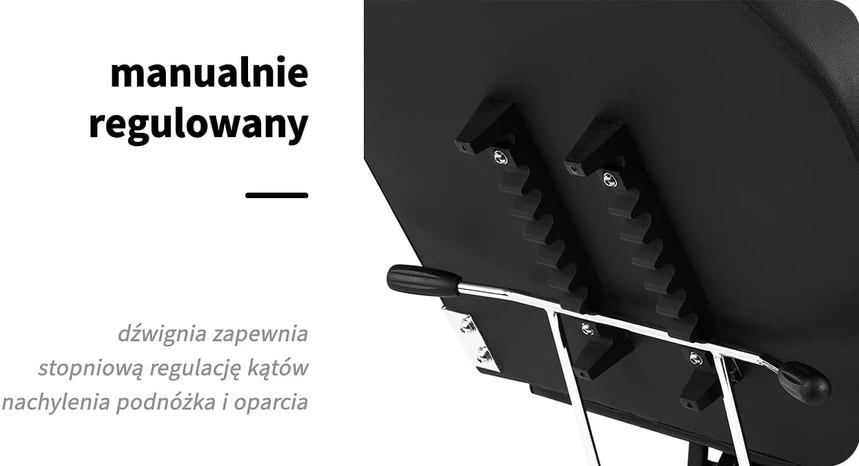 Activeshop Kosmetologinis krėslas BASIC Juodas
