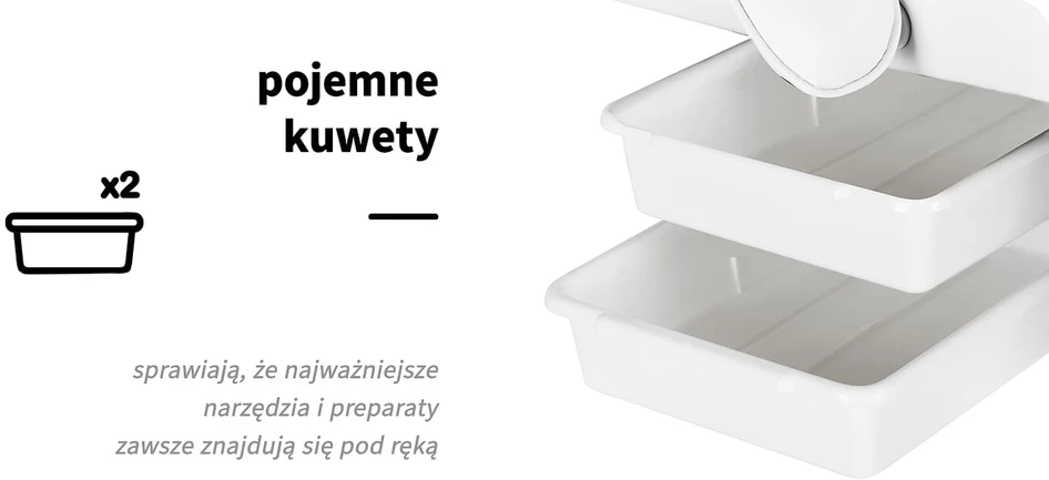 Activeshop Kosmetologinis krėslas BASIC Baltas
