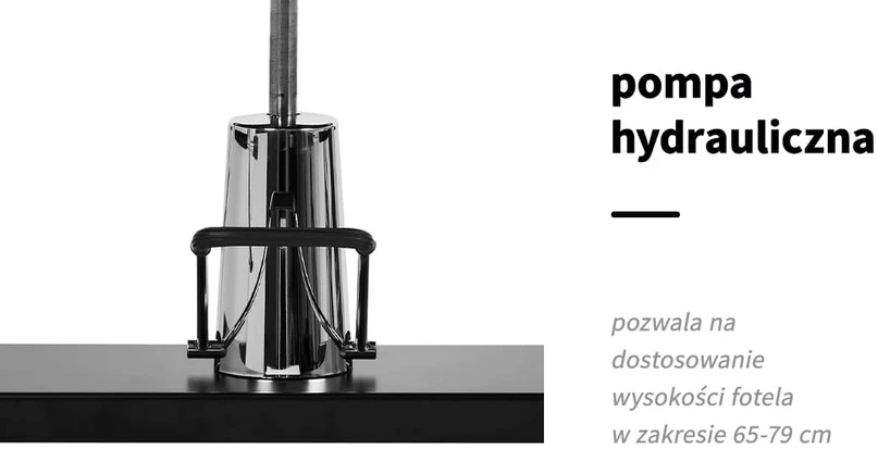 Kosmetologinis krėslas su hidrauliniu keltuvu Basic 210, juodas