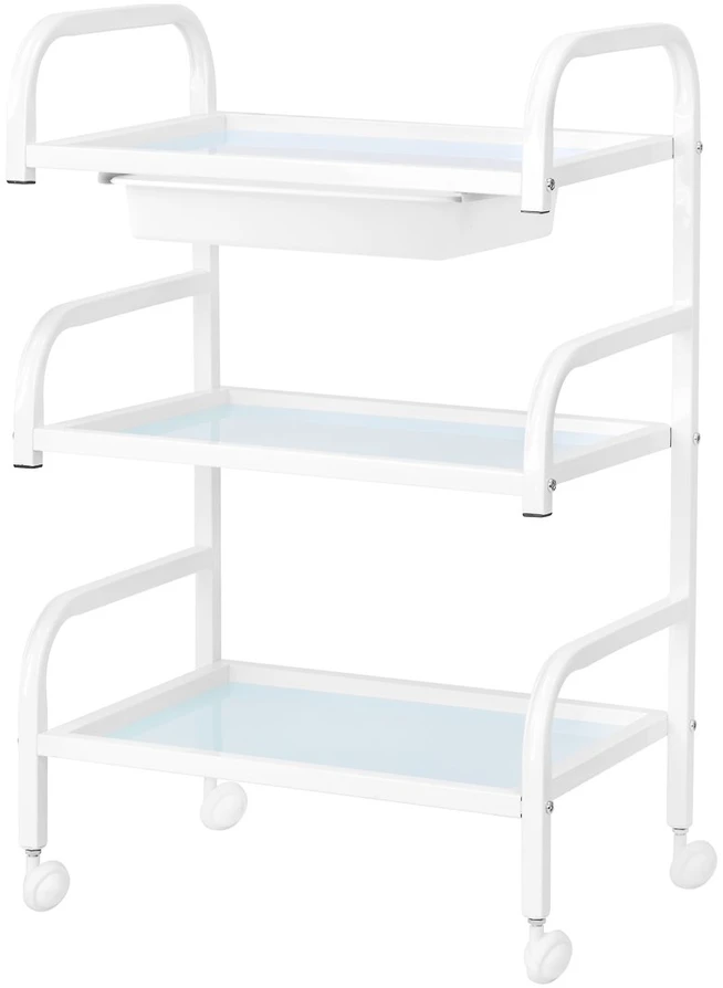 Activeshop Kosmetologinis vežimėlis Basic 121 Baltas