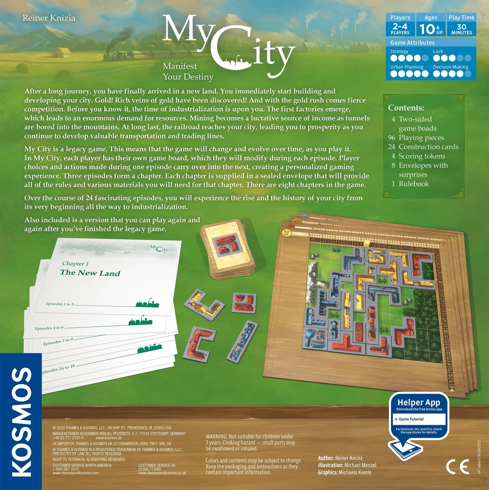KOSMOS stalo žaidimas „My City”
