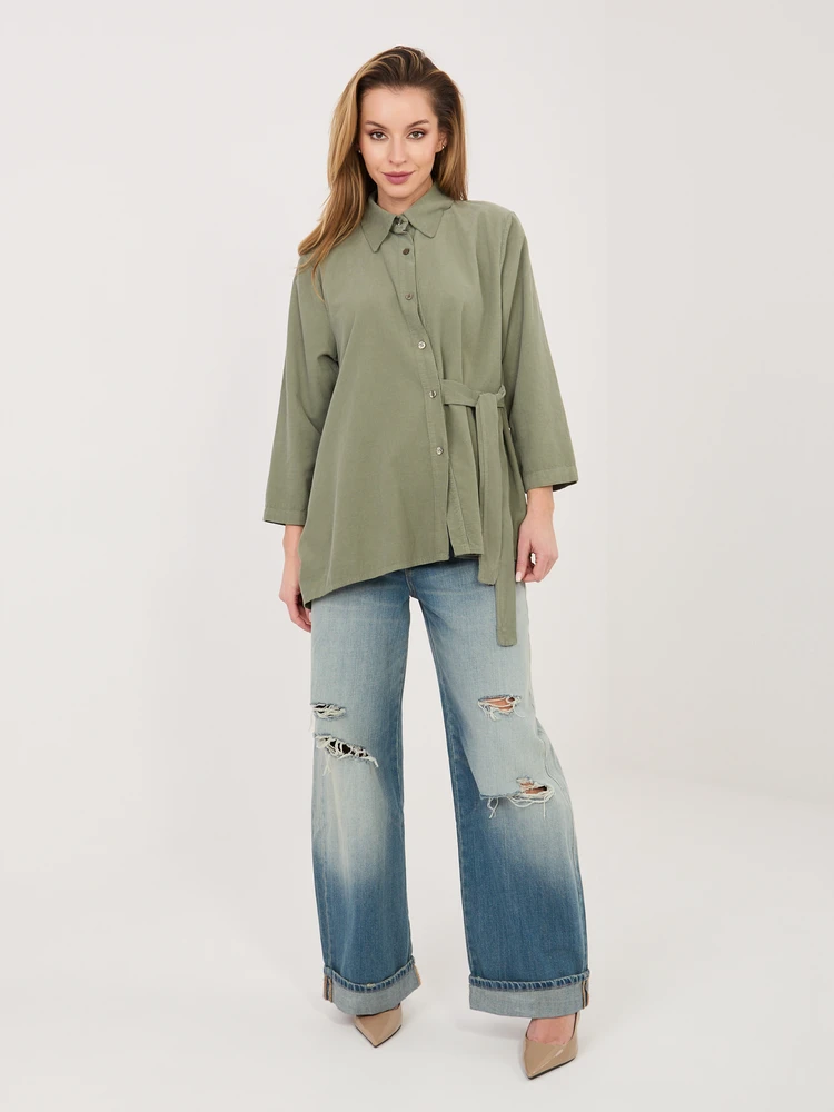 Koszula-IT-KS-FL10188.27-khaki