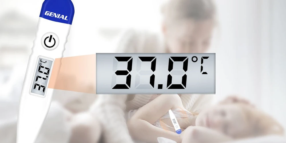 Kraujospūdžio matuoklis Skaitmeninis termometras Genial T12L