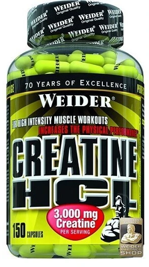 Weider Kreatinas HCL 150 Kapsulių