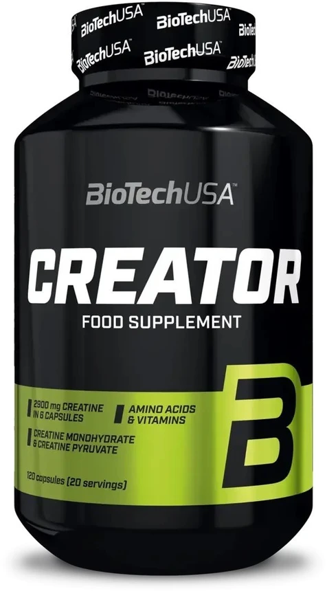 BioTech CreaTor 120 Kapsulės