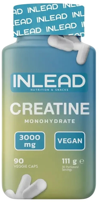 INLEAD Kreatino Monohidratas 90 Kapsulių