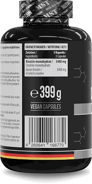 MST Kreatino Monohidratas 300 Kapsulių