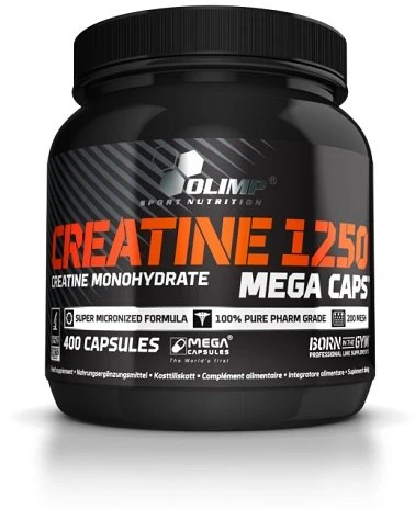 OLIMP Kreatinas Mega Caps 1250 mg 400 kapsulių