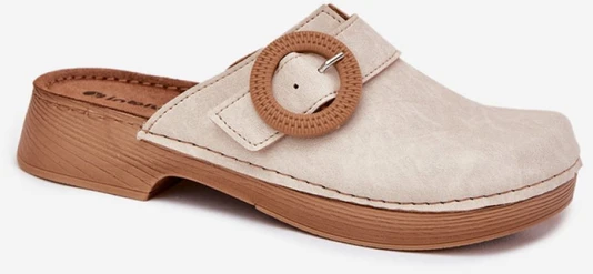 Kreminės basutės su kulnu Step in style