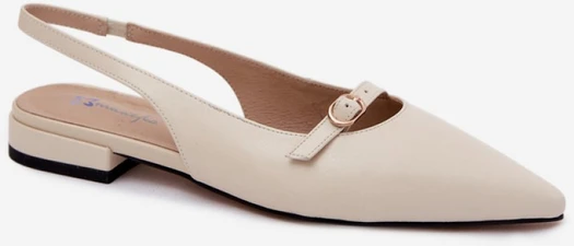 Kreminės basutės su kulnu Step in style