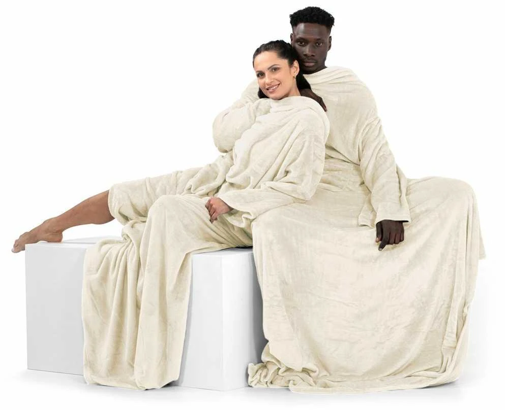 Pledas DecoKing Lazy, smėlio, 150 cm x 180 cm
