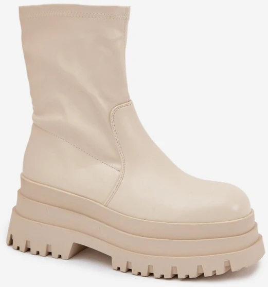Kreminės spalvos aulinukai Step in style