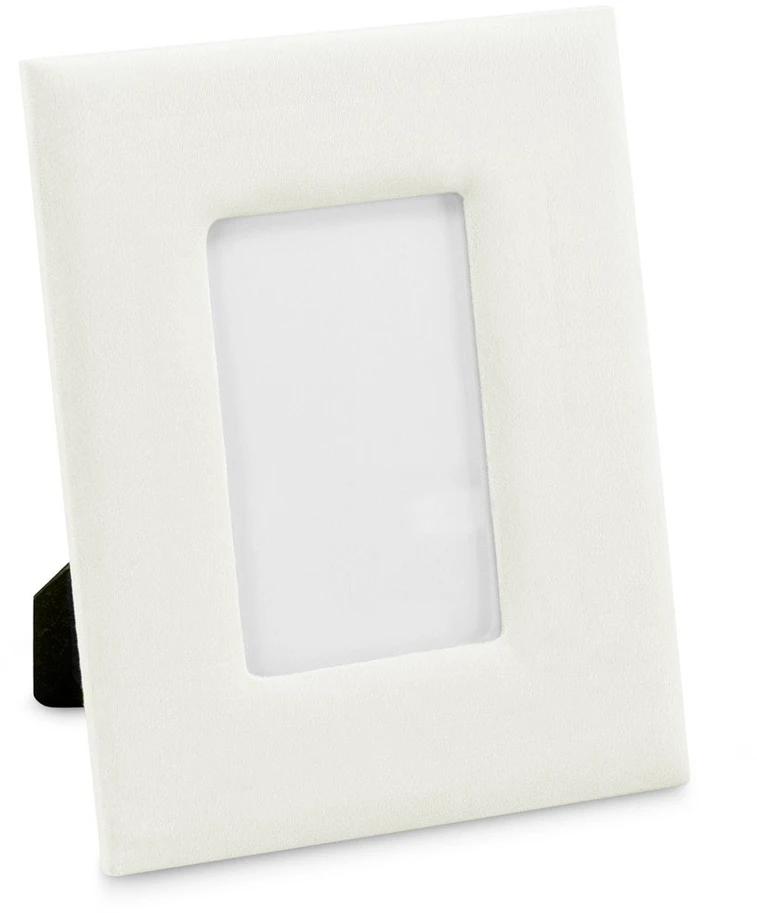 AmeliaHome Kreminės spalvos nuotraukų rėmelis Velvo 19×24 cm