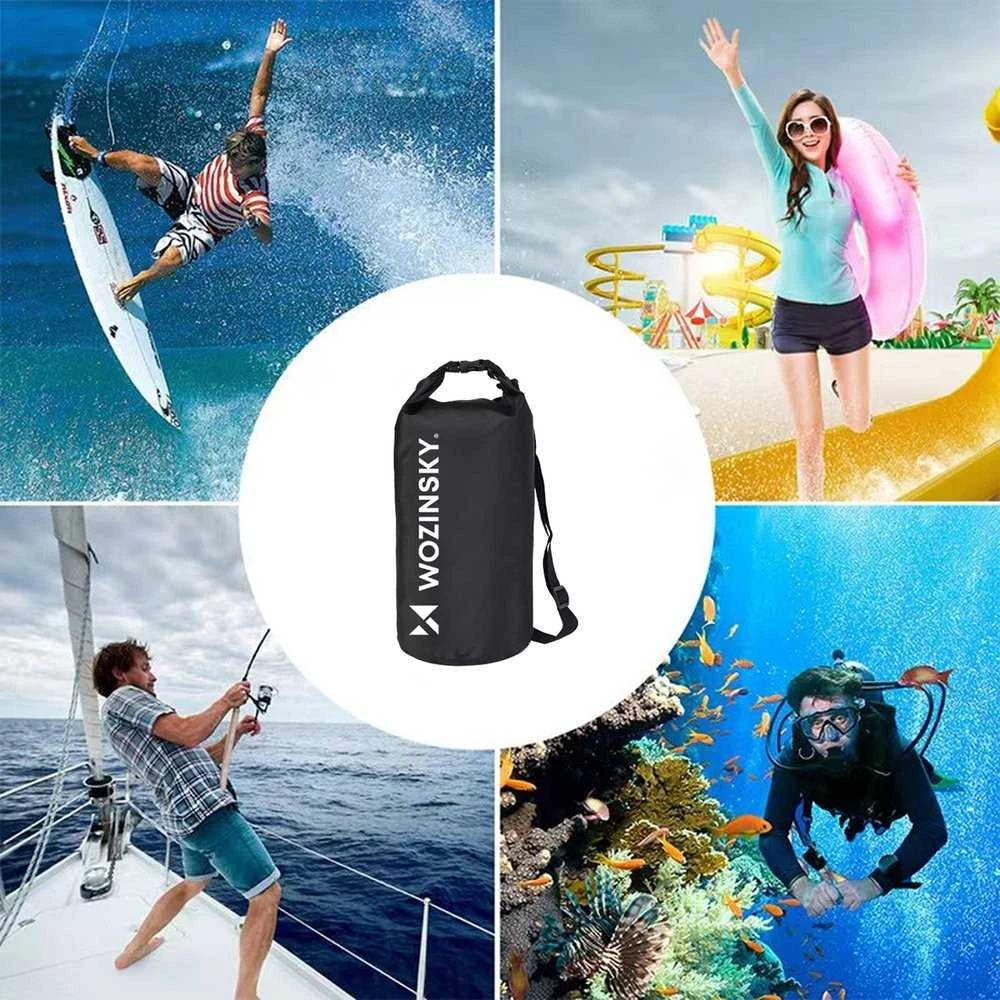 Wozinsky WWK-30 waterproof bag for 30l sup kayak - juodas