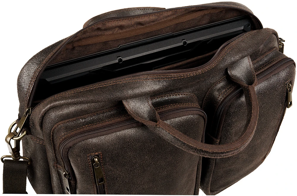 krepšys nešiojamam kompiuteriui 15.6” – vyriška torba skórzana Canaletto TM351s344