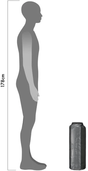 Krepšys Ortlieb Dry-Bag Heavy Duty Juodas - Pilkas