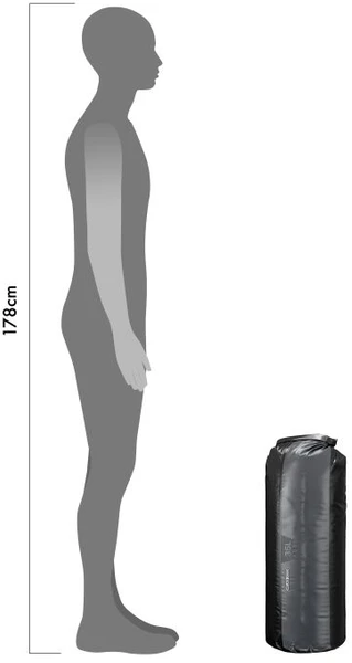 Vokietija Krepšys Ortlieb Dry-Bag Slate - Juodas