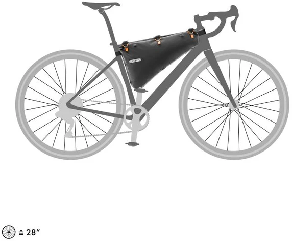 Kita ORTLIEB FRAME-PACK 6L dviračio rėmo krepšys
